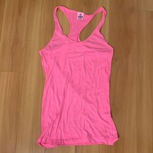 VS Pink Racerback tank - Size M